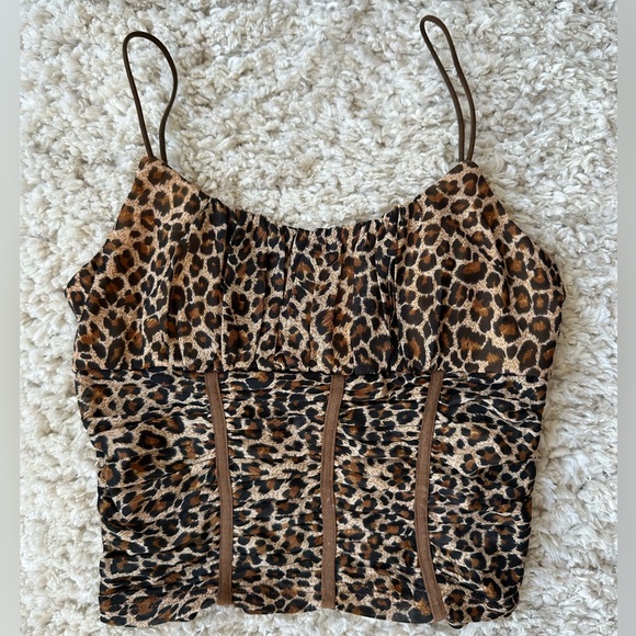Cheetah Print Princess Polly Top - Picture 1 of 2